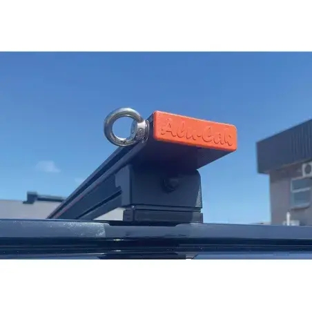 Embout orange droit de barre de toit Alu-Cab